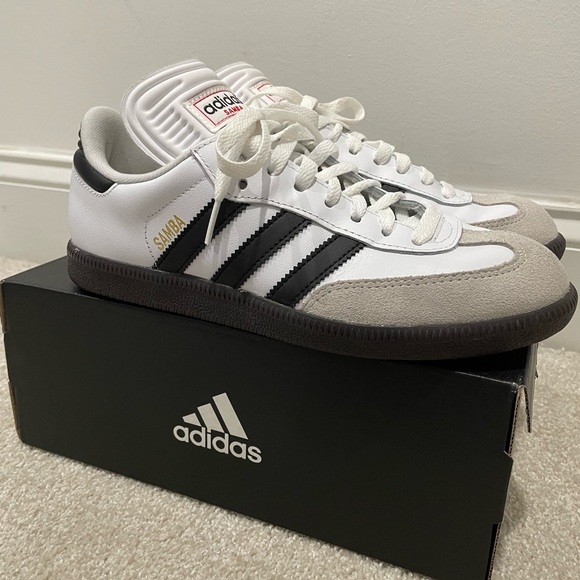 Adidas Samba White and Black Sneakers - Picture 4 of 8